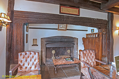 Fireplace in Bar.  by Michael Slaughter. Published on 